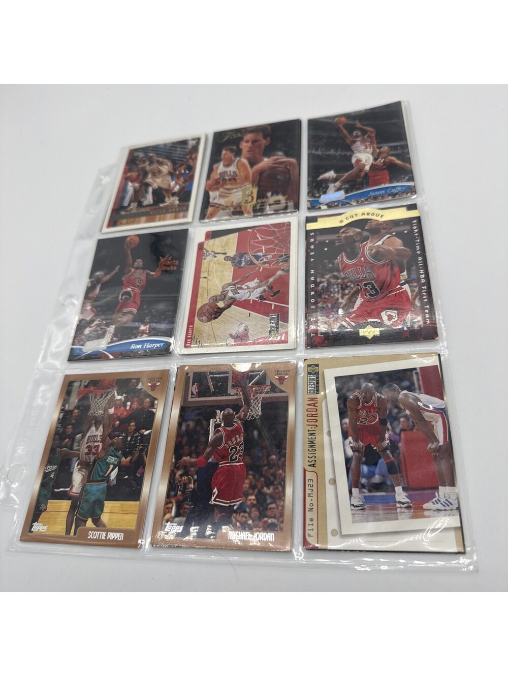 Vintage 90s NBA Card Lot 24 Cards Michael Jordan Rodman Pippen Fleer Topps